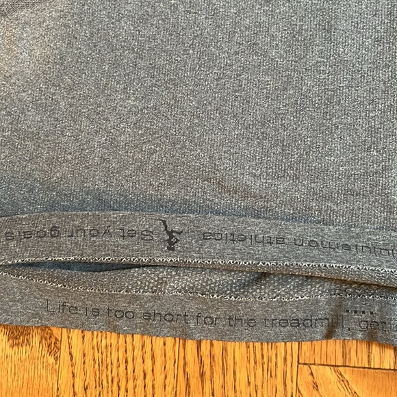 LULULEMON SWIFTLY TOP GREY SIZE 8 - Picture 4 of 6